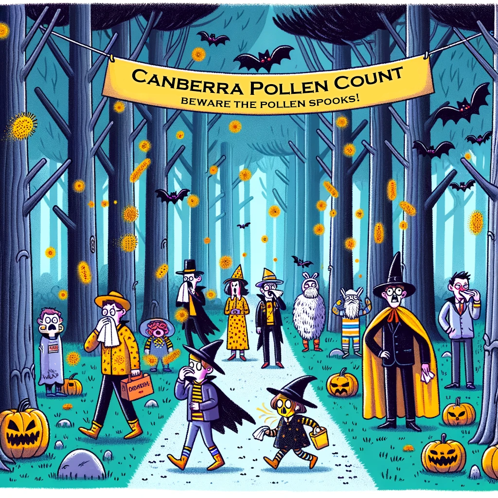 Happy halloween from the canberra pollen count canberra pollen